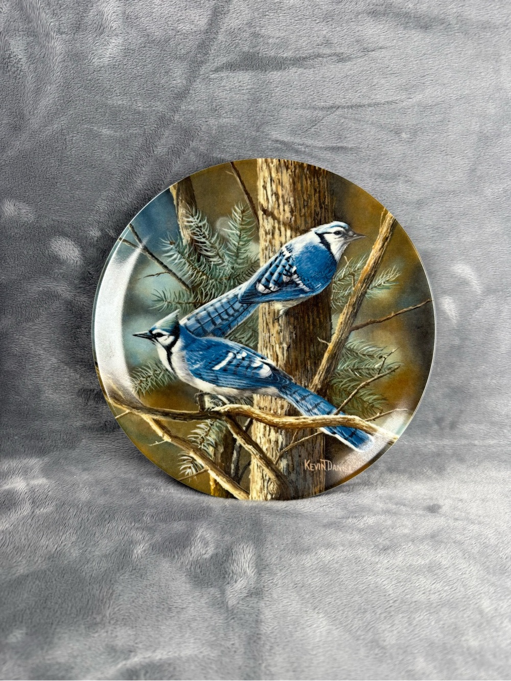 Vintage 1985 Knowles "The Blue Jay" Collector Plate Kevin Daniel Britannica